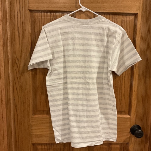 Vintage Guess Jeans USA Embroidered Stripe Tee Made USA Cotton Size M - Picture 5 of 6